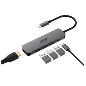 Adaptador Acer 5in1 Type C